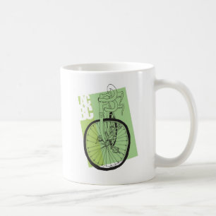 Förförelse via vägcykeln kaffemugg