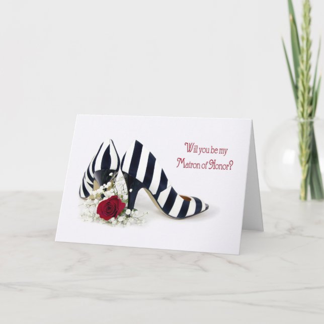 Förfrågan om Matron Of Honor Inbjudan (Framsida)