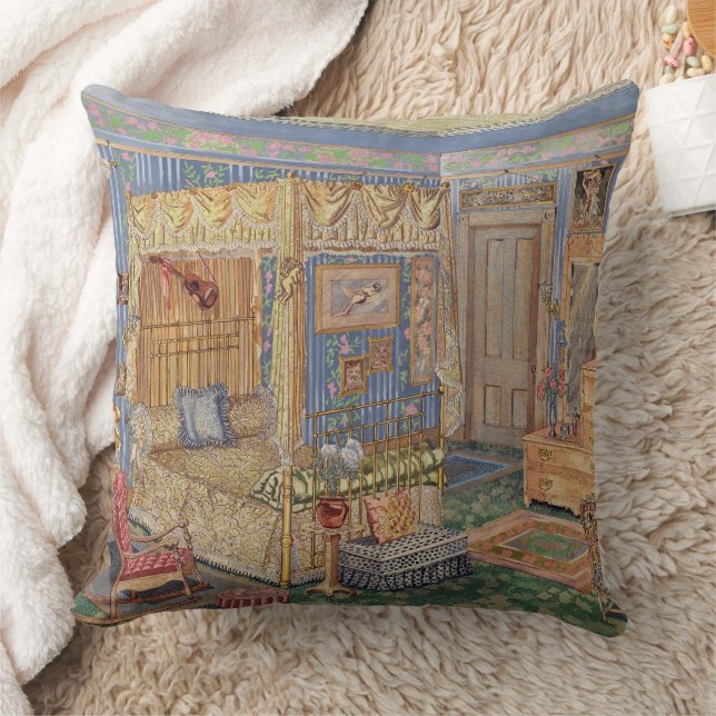 Förgången gammaldags charm kudde (Filt)