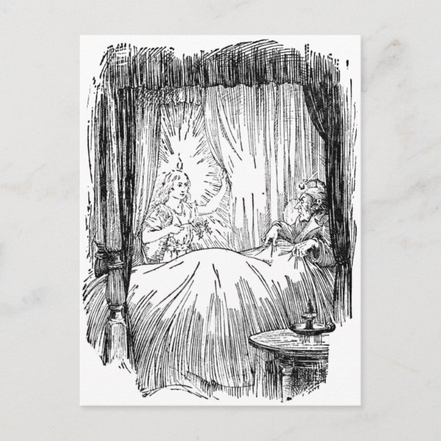 Förgången jul helg vykort (Framsida)