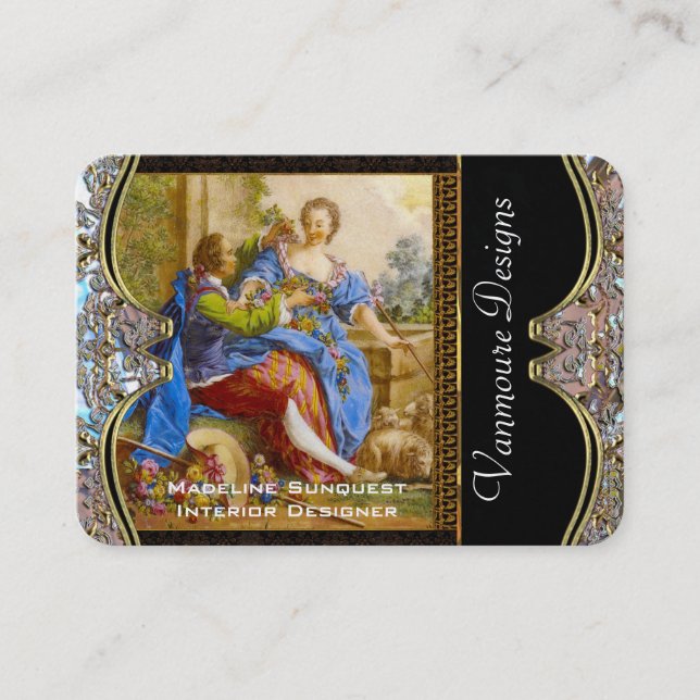 Förgången reflexionselegantprofessionell visitkort (Framsida)