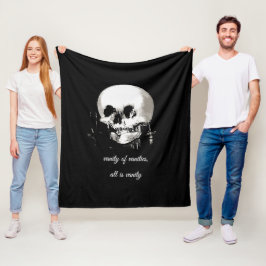 Förgänglighetens Förgänglighet Allt Är Förgängligh Fleecefilt