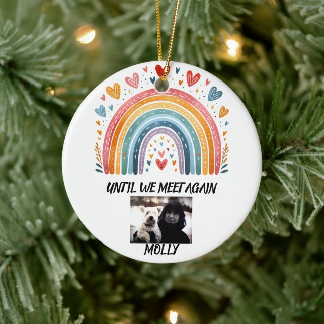 Förgätmigej julgransprydnad Regnbågsbron  Julgransprydnad Keramik (Träd)