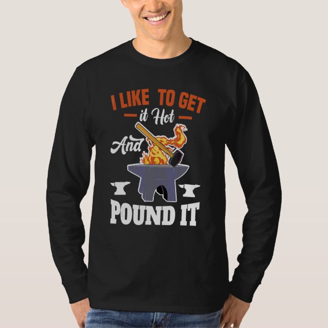 Forge Motif för Blacksmiths 15 T Shirt (Framsida)