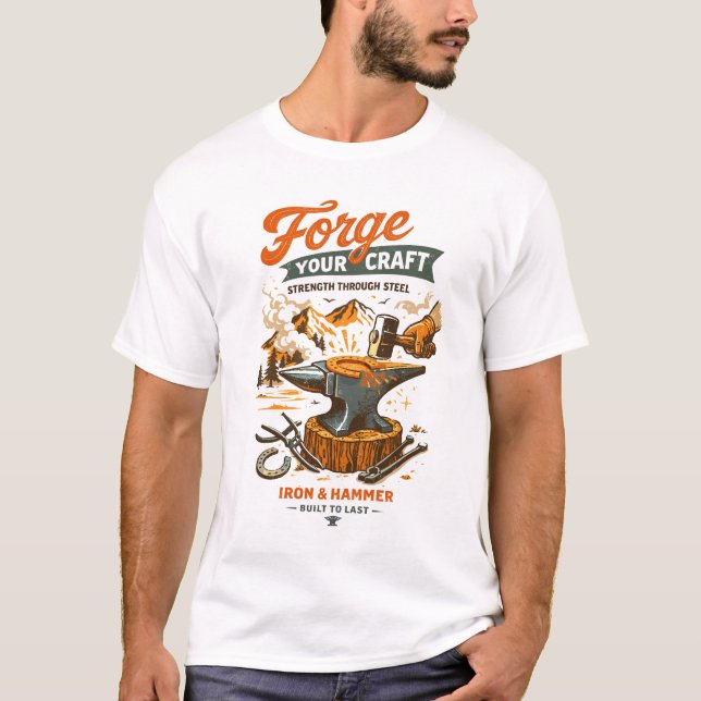 Forge Strength T Shirt (Framsida)