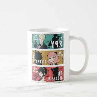 Forger Familj Anime Pop Art Panel Design Kaffemugg