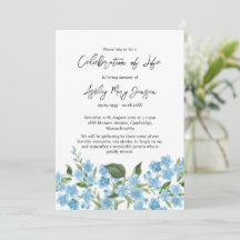 Forget me not Celebration of Life Funeral