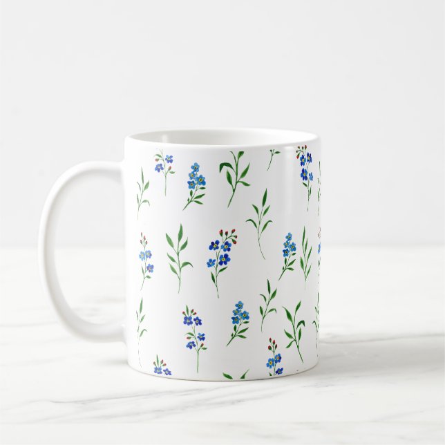 Forget-Me-Not Floral Mug Kaffemugg (Vänster)