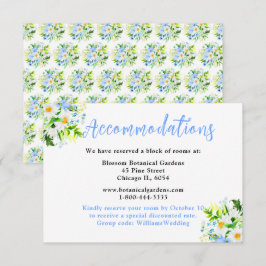 Forget-Me-Nots and Daisies Wedding Accommodations Tilläggskort