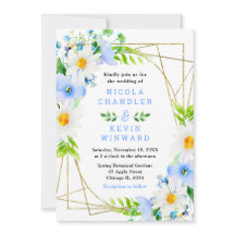 Forget Me Nots and Daisies Wedding