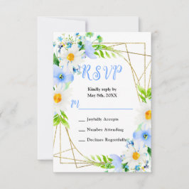 Forget Me Nots and Daisies Wedding OSA Kort