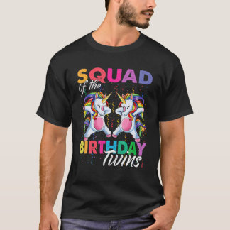 Forget med Twillingar från födelsedagen, Boy Girl T Shirt