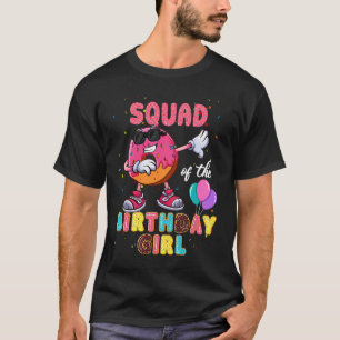Forget på födelsedagstjejen Donut Dab Birthday T Shirt