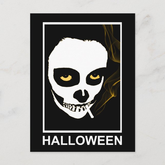 förgiftande dödhalloween vykort (Framsida)