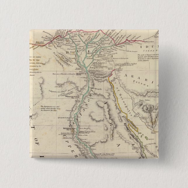 Förgiftande Egypten Knapp (Framsida)