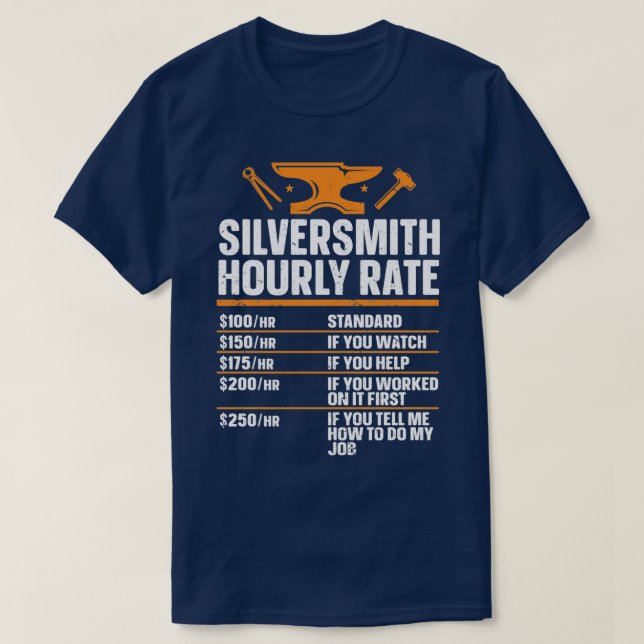 Forging BlackSyth Blacksmith Silversmith T. T Shirt (Design framsida)