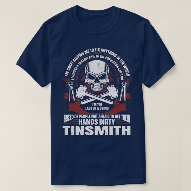 Forging Metalworking Blacksmith Tinsmith T. T Shirt (Design framsida)