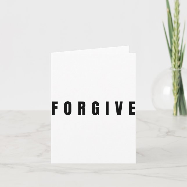 Forgive - Jesus Christ Sritual Quote Christianity  Kort (Framsida)