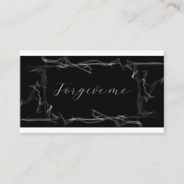 Forgive me card visitkort