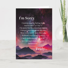 Forgive Me I'm Sorry Card Kort