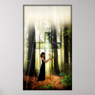 Förgiven (Contemporary Christian Art Poster) Poster