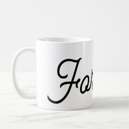 Forgiven cup of coffee kaffemugg