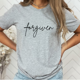 Förgiven Faith Top, Religiösa Christian T-Shirt
