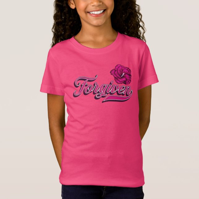 Förgiven Hibiscus T Shirt (Framsida)