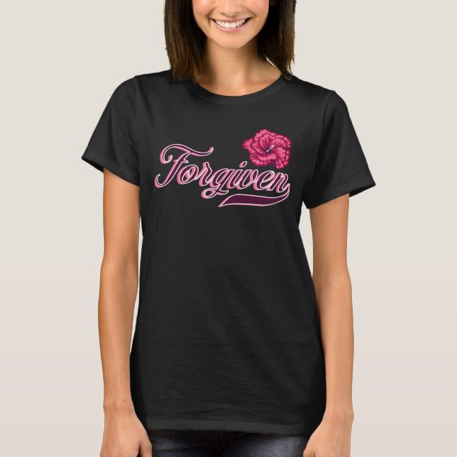 Förgiven Hibiscus T Shirt (Framsida)