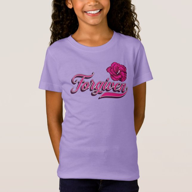 Förgiven Hibiscus T Shirt (Framsida)
