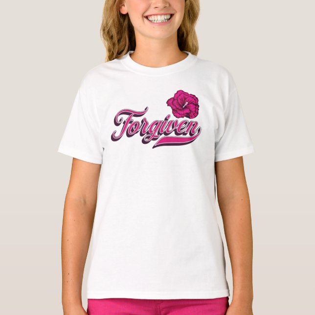 Förgiven Hibiscus T Shirt (Framsida)