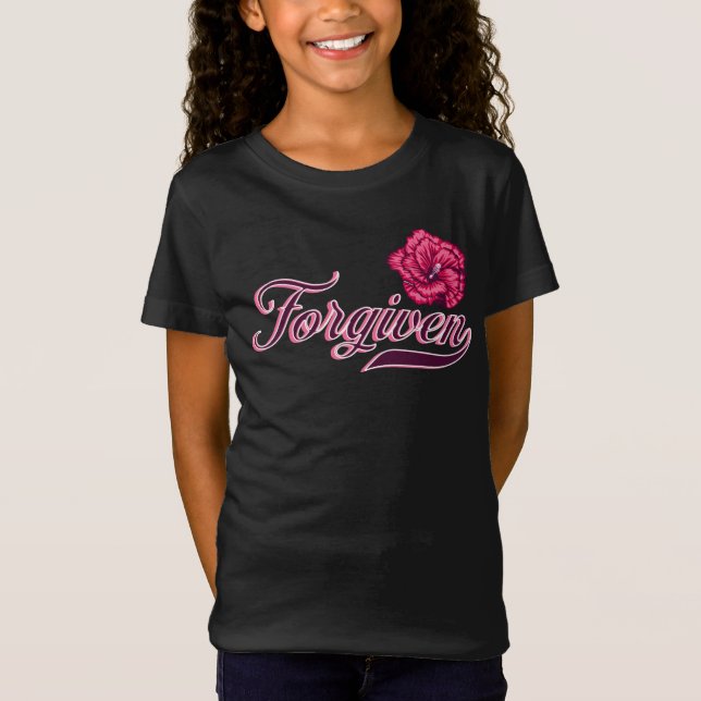 Förgiven Hibiscus T Shirt (Framsida)