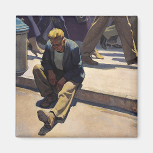 Förglömd man av Maynard Dixon Magnet