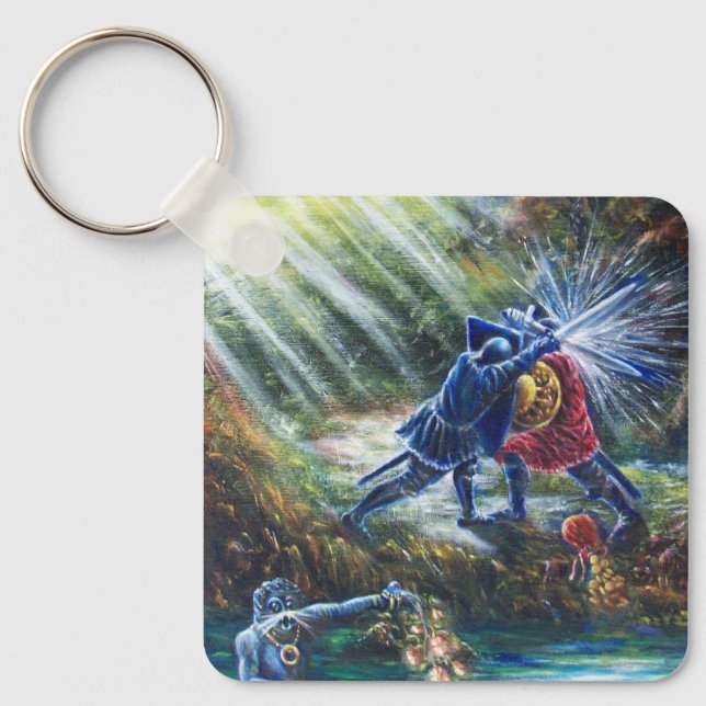 FORGOTTEN RO kämpade mot Knight, Money och Djävule Nyckelring (Framsida)