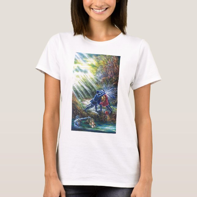 FORGOTTEN RO kämpade mot Knight, Money och Djävule T Shirt (Framsida)