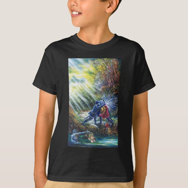 FORGOTTEN RO kämpade mot Knight, Money och Djävule Tee Shirt (Framsida)