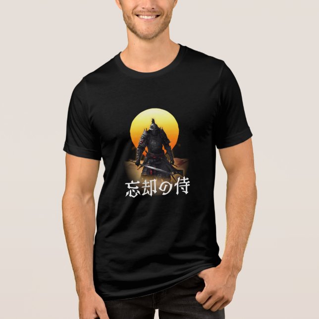 Forgotten Samurai – Warrior of the Wasteland T Shirt (Framsida)