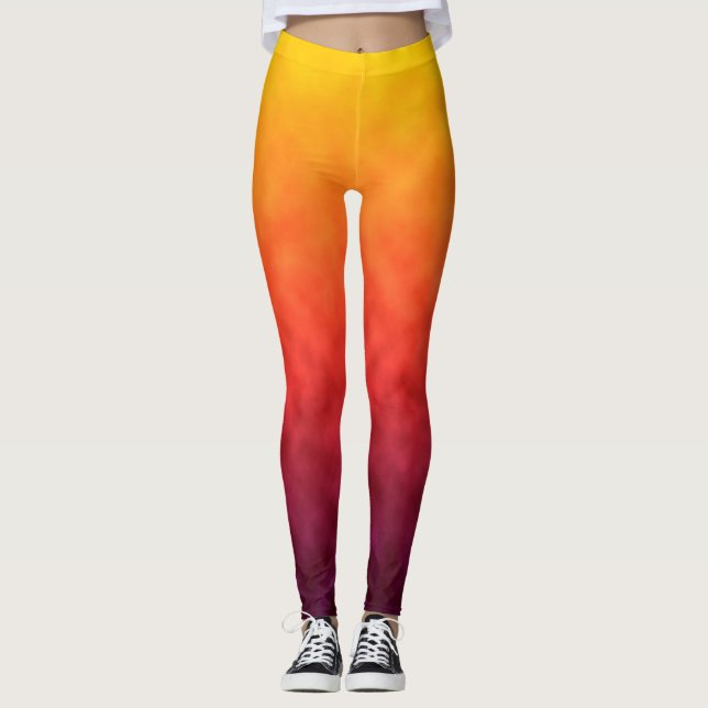 Förgylld Emberfall Leggings (Framsida)