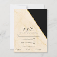Förgylld geometri Lyx Elfenben & Guld Marmor RSVP