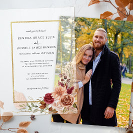 Förgylld höst Terrakotta Blommor
