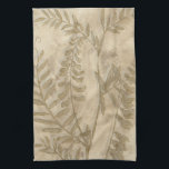 Förgylld lövverk mig kökshandduk<br><div class="desc">Blommigt</div>