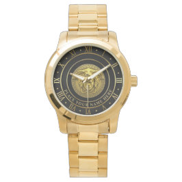 Förgylld Medusa PERSONALISERAD present Armbandsur