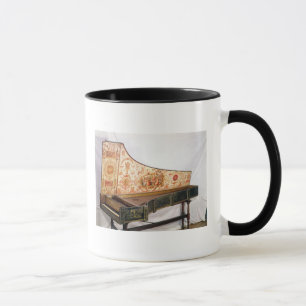 Förgylld och målad harpsichord mugg