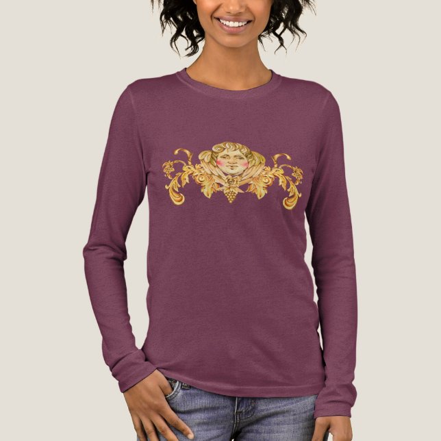 Förgylld vingårdskrön t shirt (Framsida)