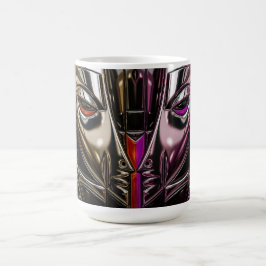 Förgylld Violett Mask Kaffemugg