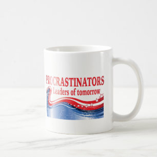 Förhalare - ledare av morgondagkaffe koppar