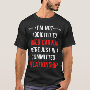 Förhållande av trävarvsarbete t shirt