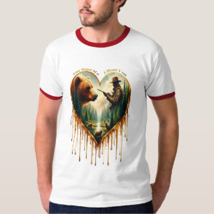 Förhållandet mellan hjägarbjörn och Hjort T Shirt