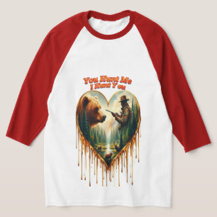 Förhållandet mellan hjägarbjörn och Hjort T Shirt
