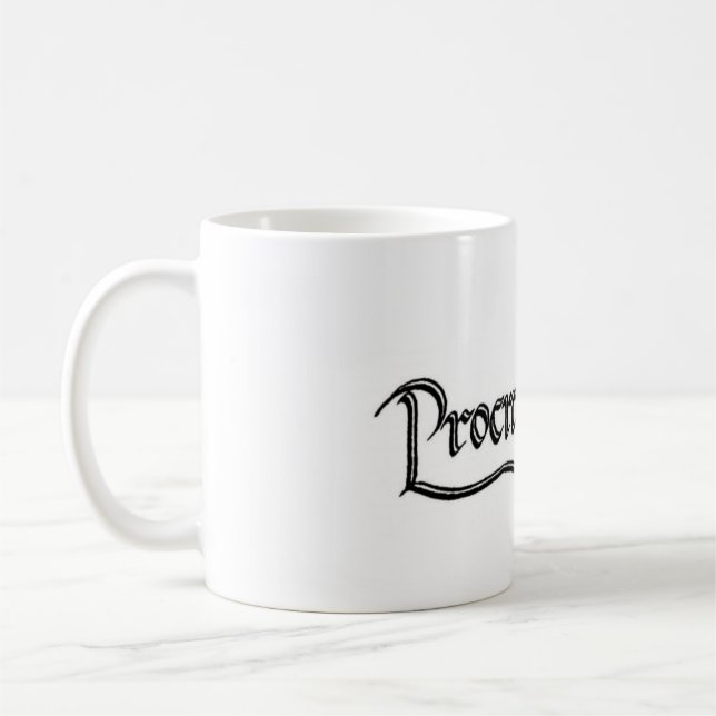 "Förhalning" calligraphy Kaffemugg (Vänster)